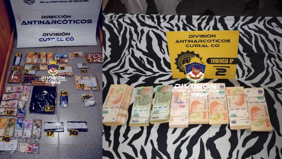 Desbarataron dos kioscos narcos en Cutral Co dieron con cocaína y más