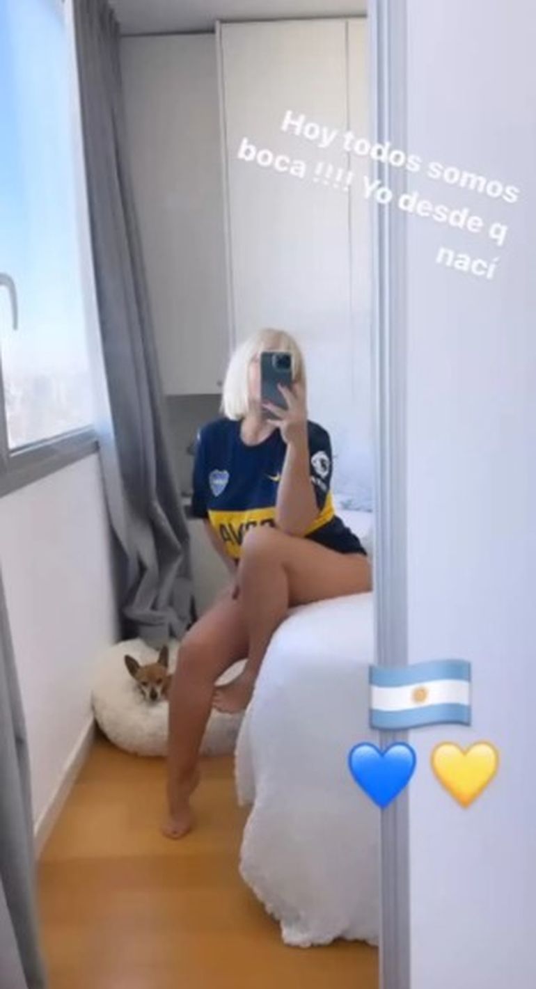 La Mam De Wanda Nara Se Puso La Camiseta De Boca Y La Foto Hot La Hizo