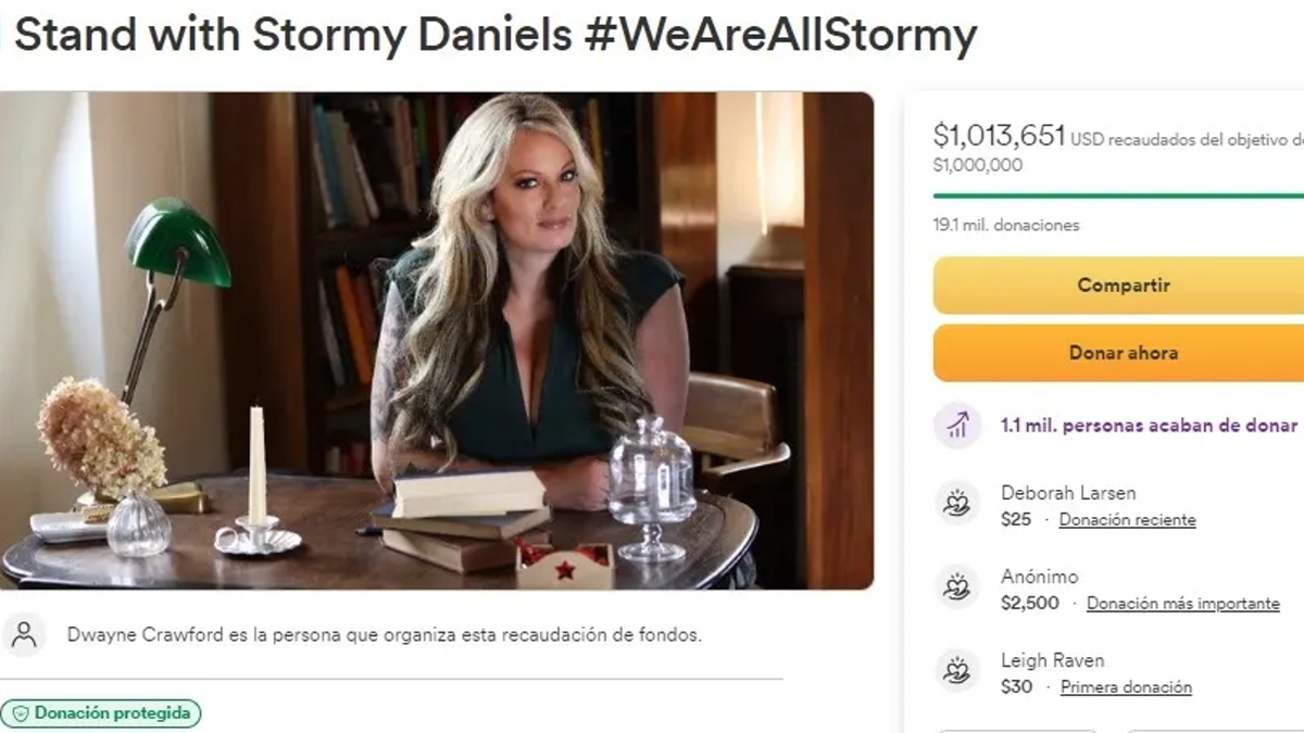 Stormy Daniels La Examante De Trump Recauda Un Mill N De D Lares En