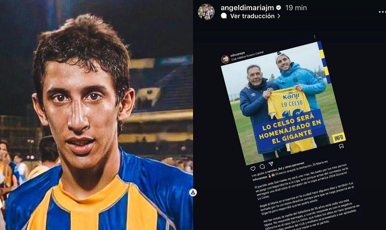 Fuerte Posteo De Ngel Di Mar A Sobre Su Posible Regreso A Rosario Central