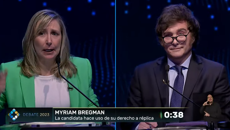 Myriam Bregman a Milei No es un león es un gatito mimoso