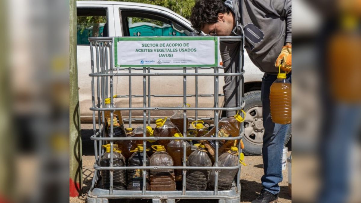 Fiesta De La Confluencia Se Recolectaron Mil Litros De Aceite Que Se