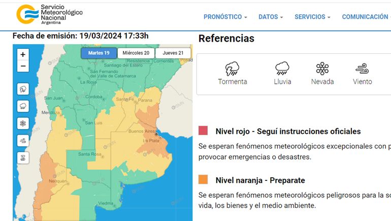 Hasta Cu Ndo Seguir N Las Alertas Por Viento Lluvia Y Nieve En Neuqu N