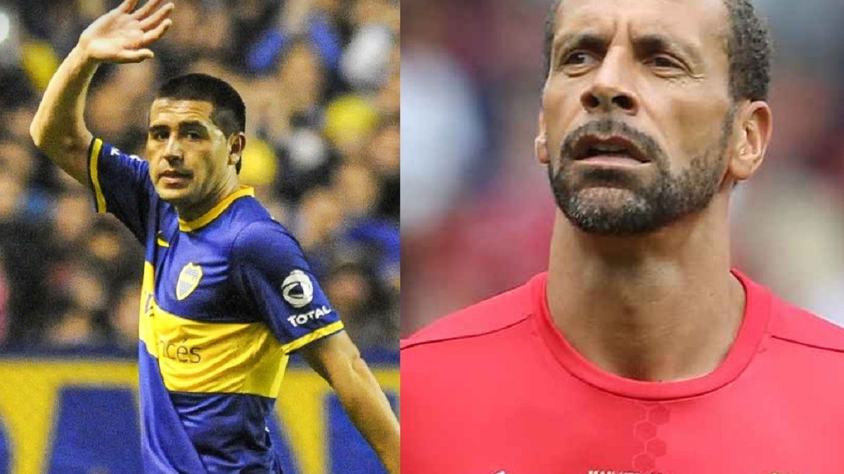 Rio Ferdinand elogió a Juan Román Riquelme y el 10 de Boca le respondió