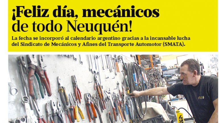 ¡Feliz día, mecánicos de todo Neuquén! | Aniversario