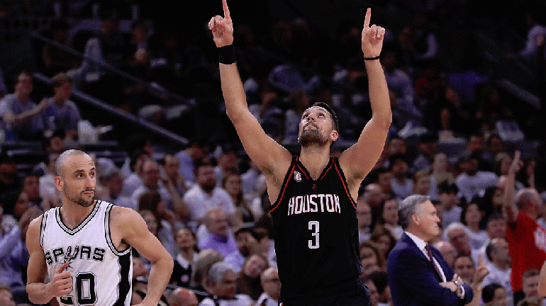 Los Rockets demolieron a los Spurs de Ginóbili