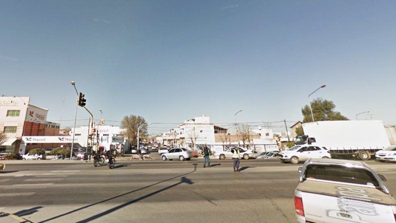 El accidente fue en la esquina de Ruta 22 y La Pampa.