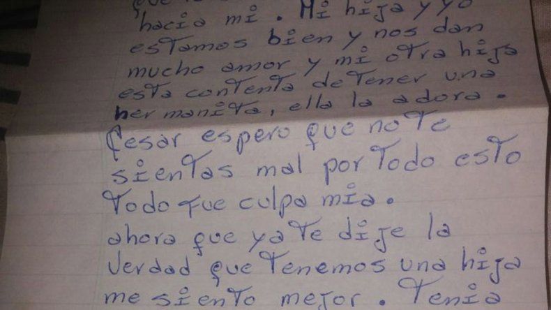 La carta fue una de las piezas del rompecabezas que armó Florencia.