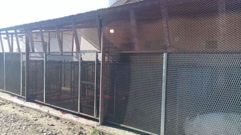 Rejas en el matadero de La Meseta.