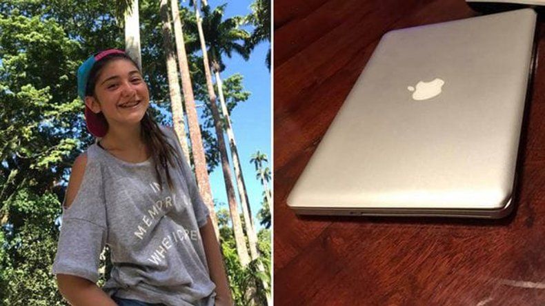 Valentina tenía 15 años y era bailarina. Cuando sus padres viajaron a Mendoza para reconocer y traer el cuerpo a Buenos Aires, desvalijaron su casa y se robaron la preciada computadora.