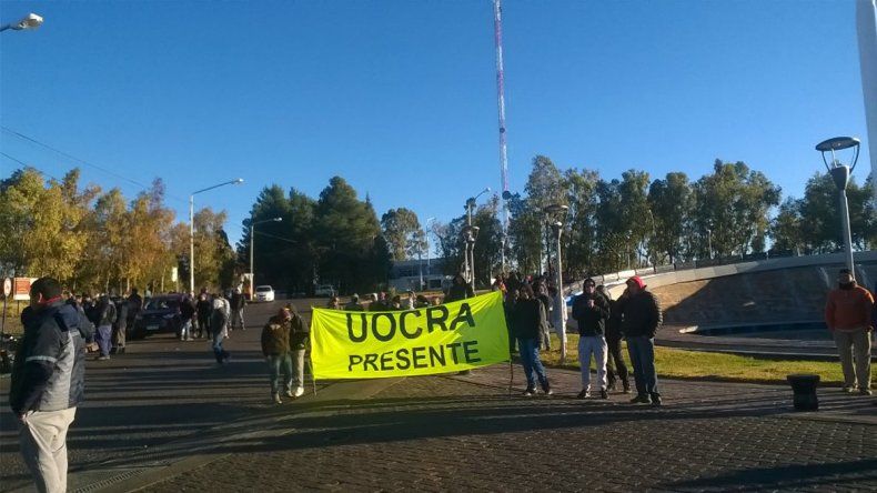 Godoy convocó a los obreros en la Plaza de las Banderas. (Foto: Edgardo Pino)