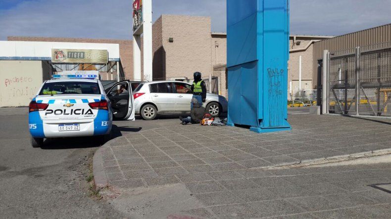 Una detención in fraganti esta semana en la puerta de Wallmart.