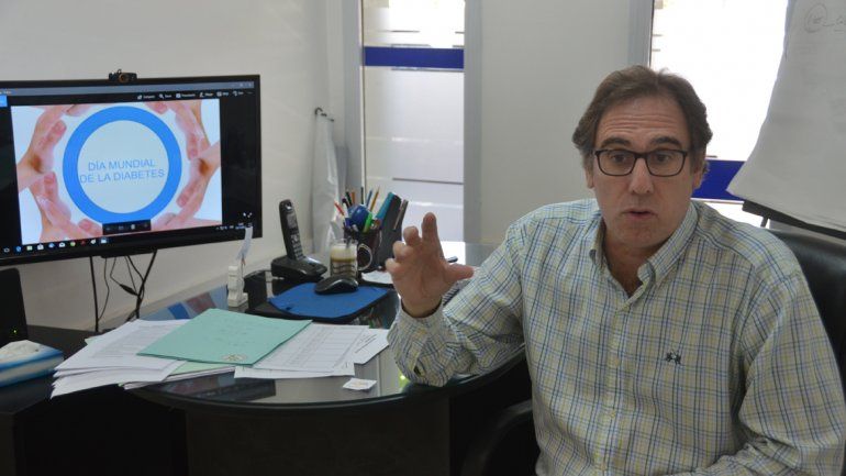 Omar Alvaro, presidente del Colegio Médico de Neuquén.