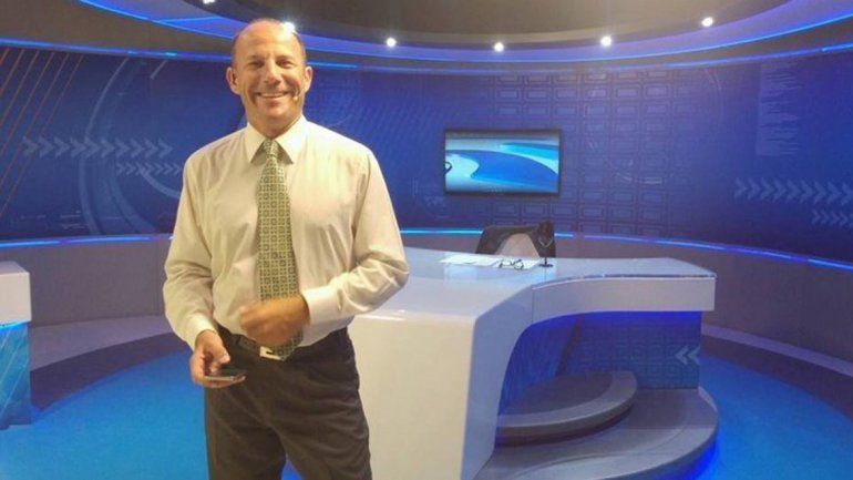 Emiliano Gatti estuvo al frente de las noticias en Canal 10.