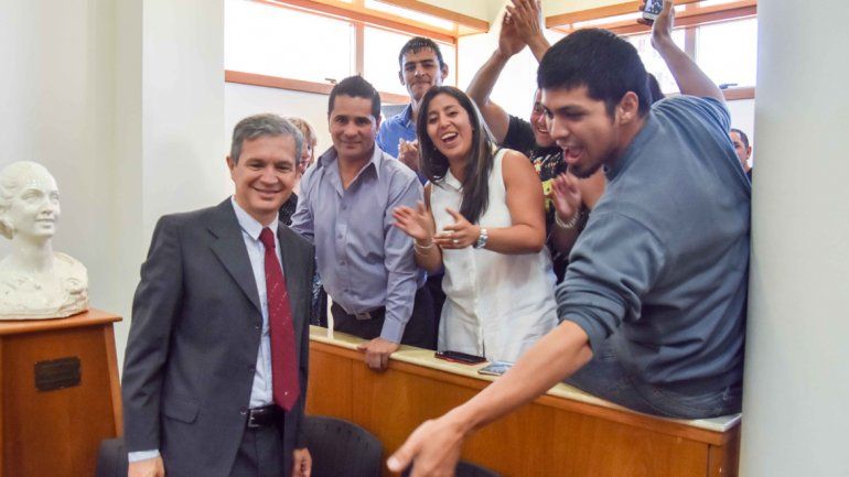 En tierra propia, Guillermo Monzani, de Cambiemos, fue el concejal más aplaudido en la asunción.
