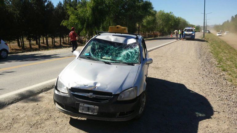 El accidente ocurrió a la altura del kilómetro 2247 de la Ruta Nacional 40.