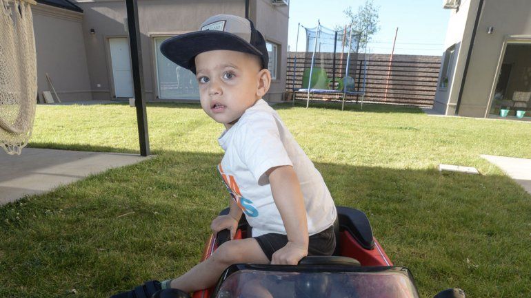 Milo tiene 3 años. El primer tratamiento ya dio resultado.