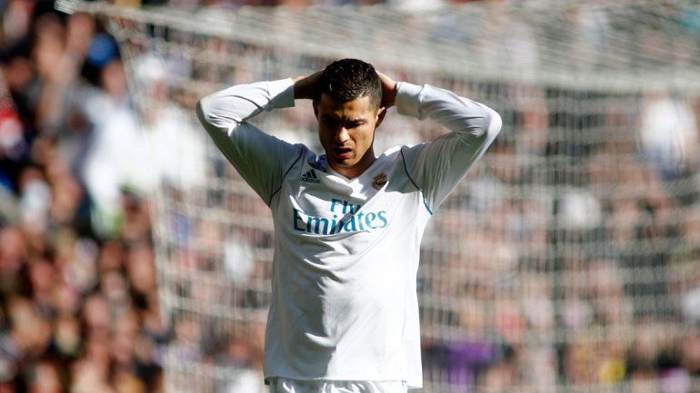 Cristiano Ronaldo no hizo un buen partido ni pudo evitar la caída del Merengue.