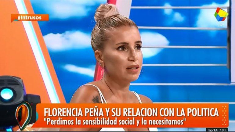 Florencia Peña reflexionó sobre el humor y el feminismo.