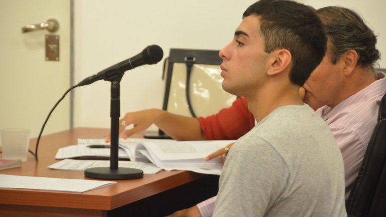 Newen Rodríguez durante la audiencia del martes pasado.