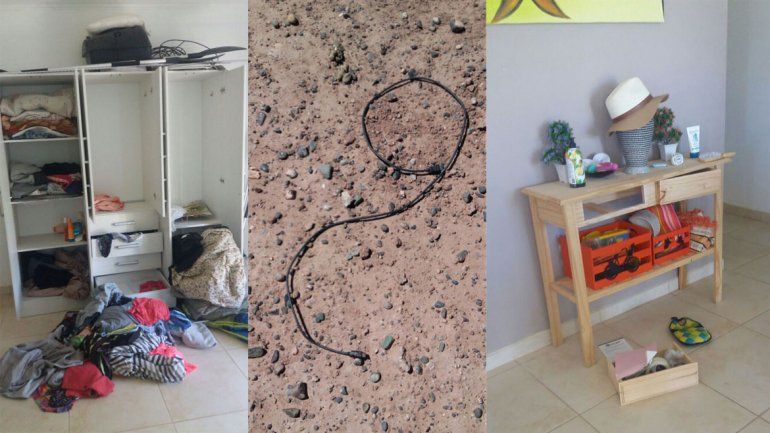 El Tenis Club de Neuquén sufrió un golpe muy bien preparado. En algunas viviendas dejaron todo revuelto y barretearon las puertas. En la búsqueda encontraron guantes de vaqueta y cables.