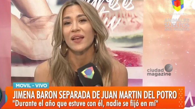 Si bien ahora le sobran candidatos, contó que durante su noviazgo con el tenista no la miraba "ni el verdulero".