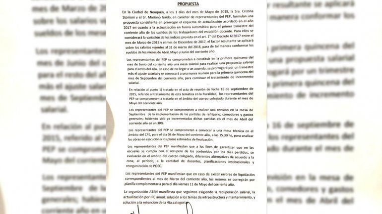Esta es la nueva propuesta del gobierno para destrabar el conflicto docente.