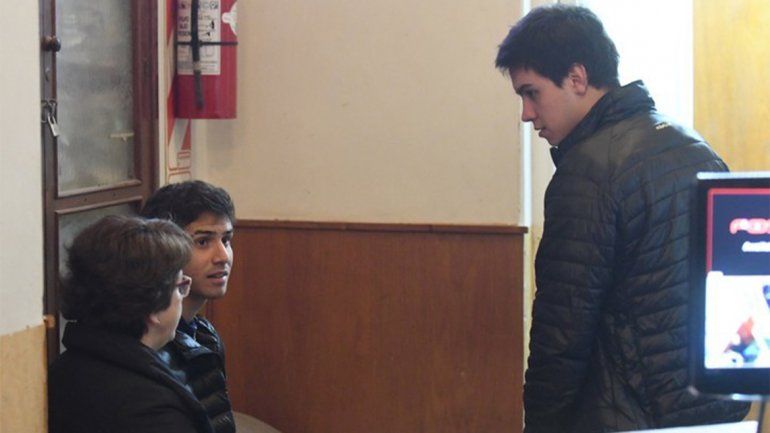 <p>Segunda semana de audiencias en el juicio a Nahir Galarza por homicidio de Fernando Pastorizzo. Los testigos Rafael Distefano y Joaquín Osorio. (José Almeida)</p>