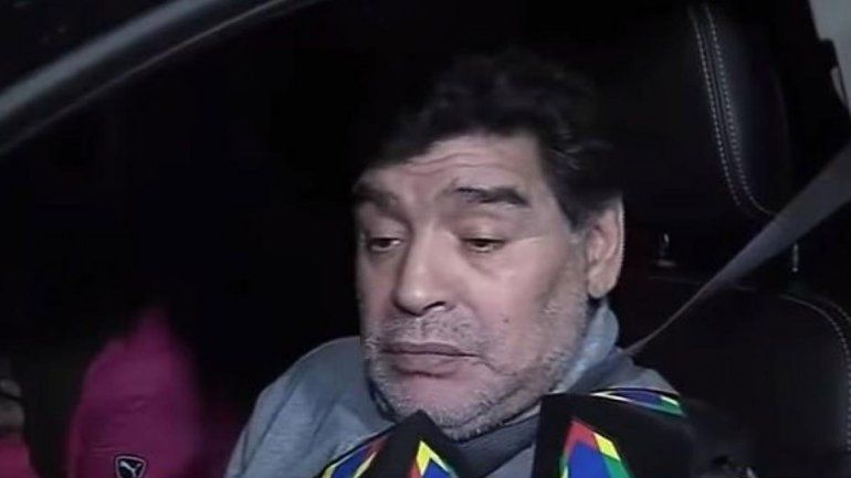 Maradona insulta a su sobrino en pleno directo