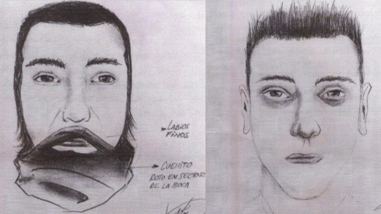 Así es el identikit de los dos delincuentes que atacaron a Fernando Gatti.