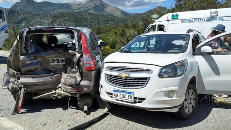 Un camionero no frenó a tiempo y produjo un choque en cadena en la Ruta 40