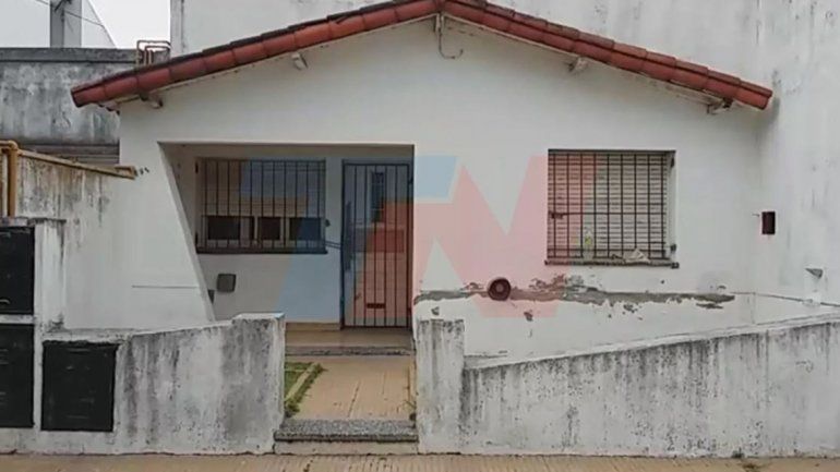 Una de las viviendas allanadas en el marco de la búsqueda de Sofía Herrera.