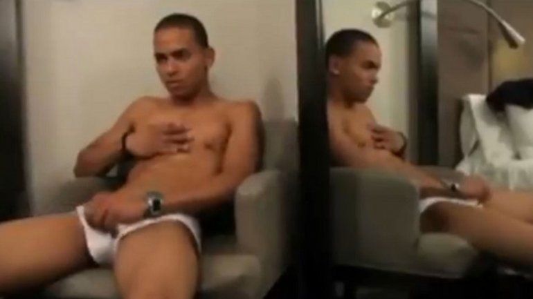 Parte de la grabación del video que estaba oculto.