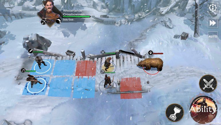 Las batallas se desarrollarán en campos de batalla basados en el sistema de cuadrículas.