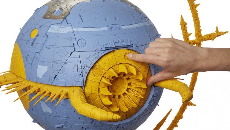 Aún en su forma de planeta se pueden apreciar sus dimensiones.