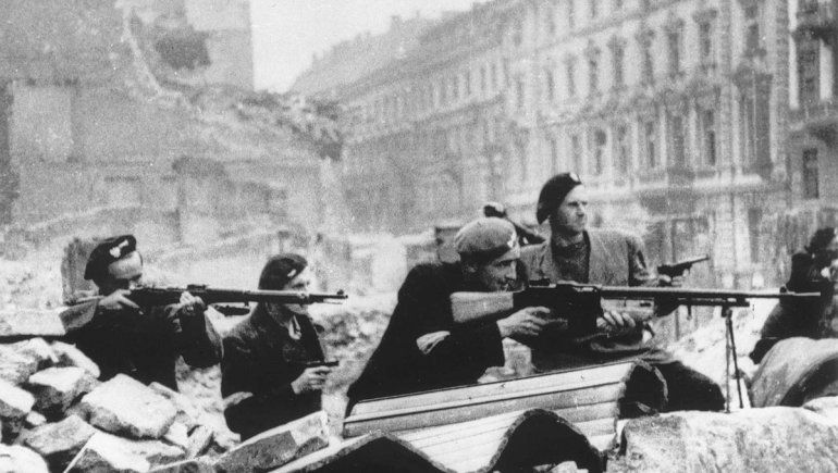 Gran parte de la población de Varsovia se levantó contra el régimen nazi.