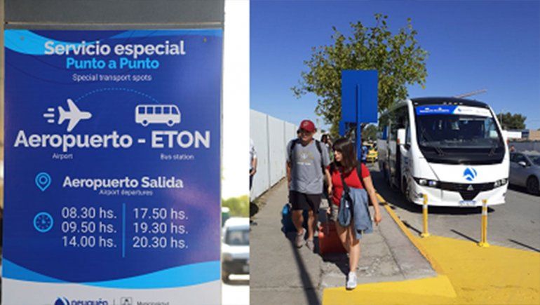 La línea que conecta ETON con el aeropuerto tiene seis frecuencias.