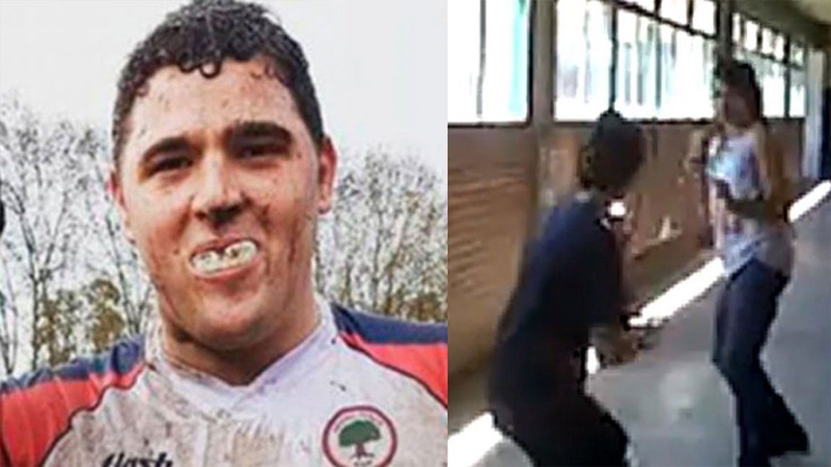 Lucas Pertossi es el rugbier que filmó el ataque de Báez Sosa y que arengó una pelea en el colegio que asistía.