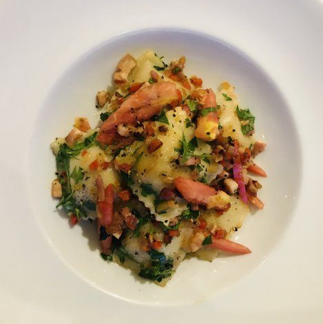 Pasta de cordero, Hotel Herradura