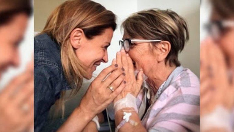 Una de las emotivas fotos que compartió Eugenia Tobal junto a su madre en su cuenta de Instagram.