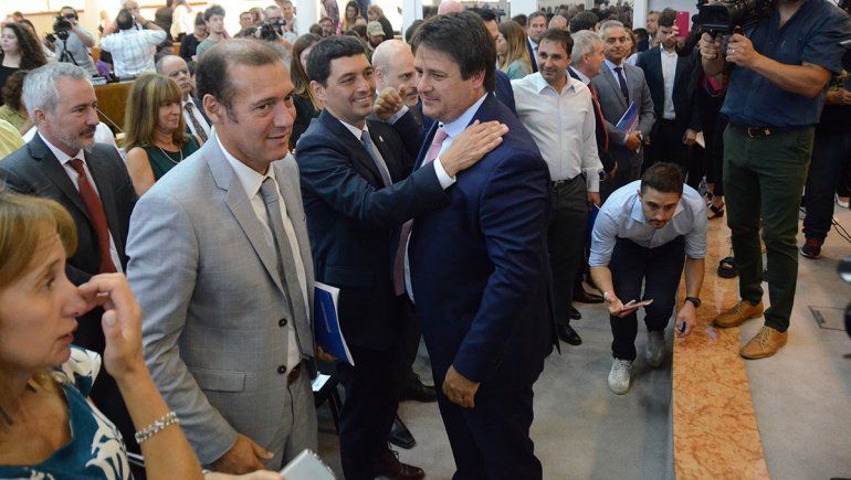 Gaido con Gutiérrez y Koopmann en el Concejo.