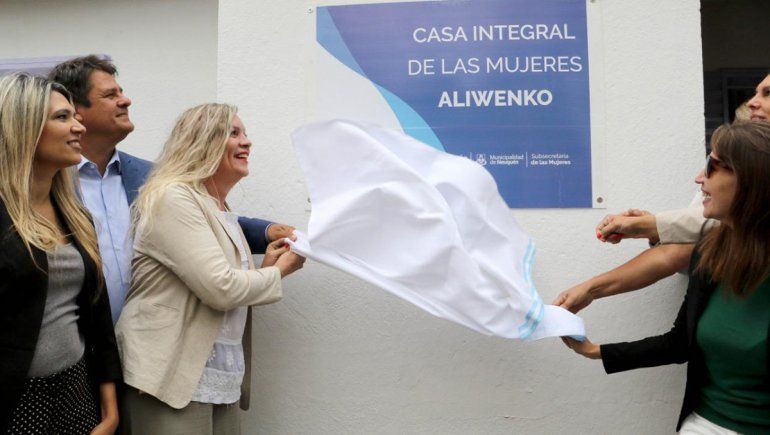 Gaido inauguró en febrero la casa para mujeres víctimas de violencia.