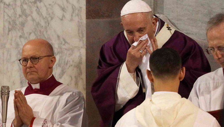 Papá Francisco en público.