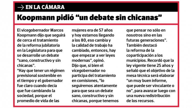 Reformarán la caja jubilatoria sin