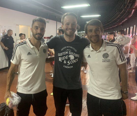 Canapino fue al Monumental por la Superliga.