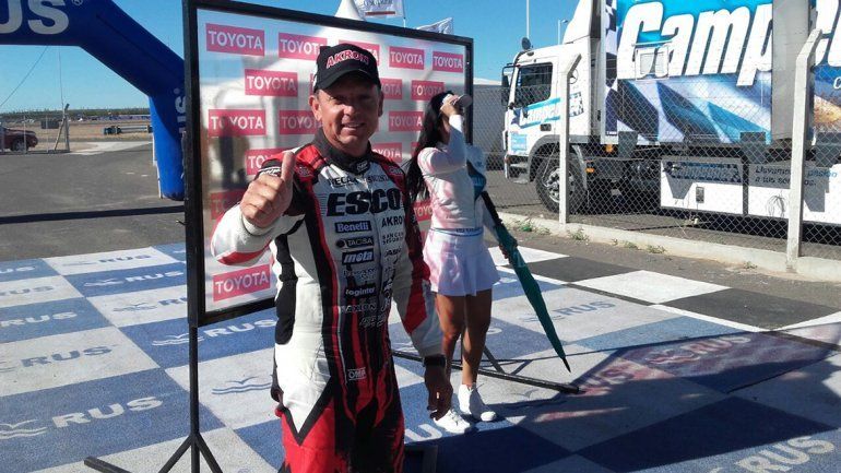 Ortelli en el autódromo de Centenario, Neuquén.