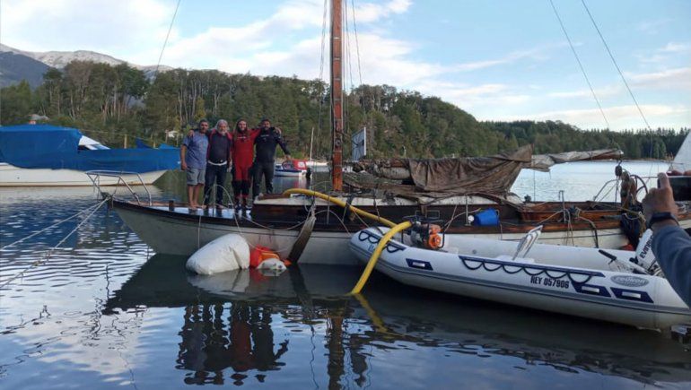 Los buzos viajaron de San Antonio a Villa La Angostura para el rescate.