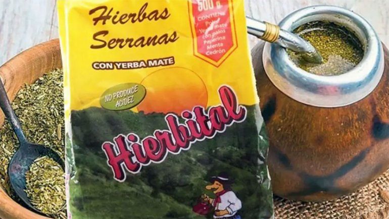 En la disposición 1385/2020, la ANMAT prohibió la marca de yerba mate Hierbital. 
