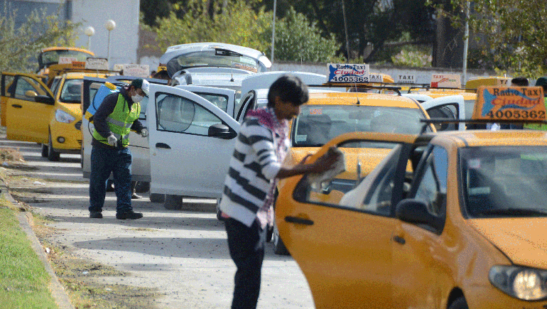 Los taxistas neuquinos también están preocupados.