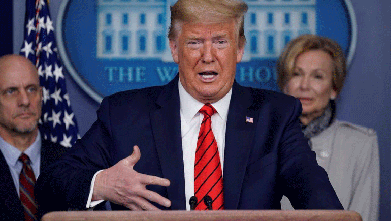 Trump anunció un medicamento y lo corrigieron